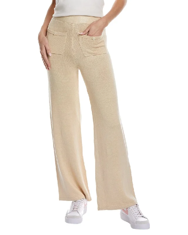 women's sweatpantsJoosTricot Wide Leg Linen-Blend Pant