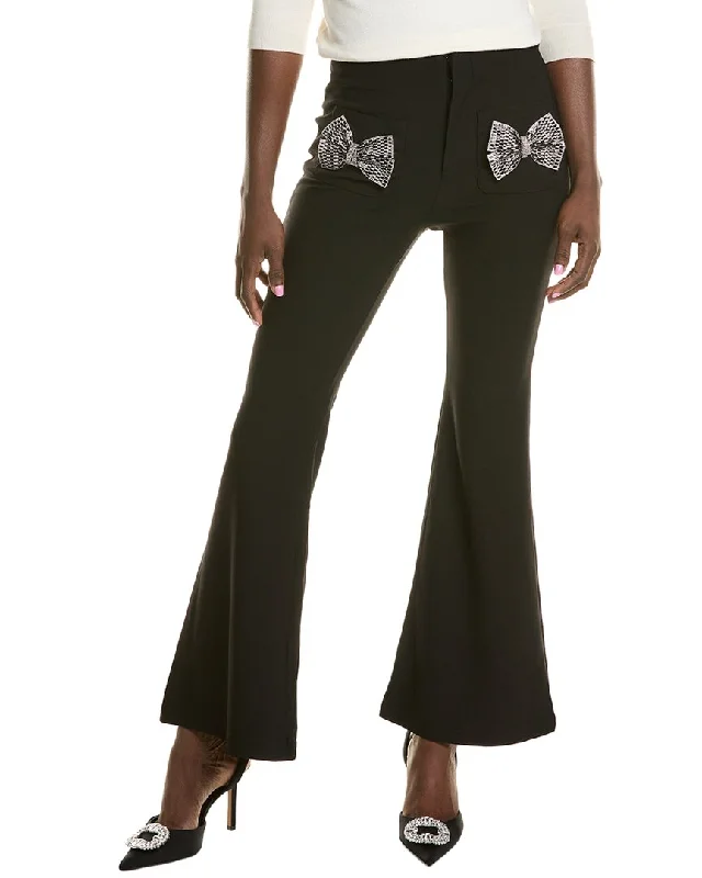 women's plus-size pantsBeulah Crystal Bow Pant