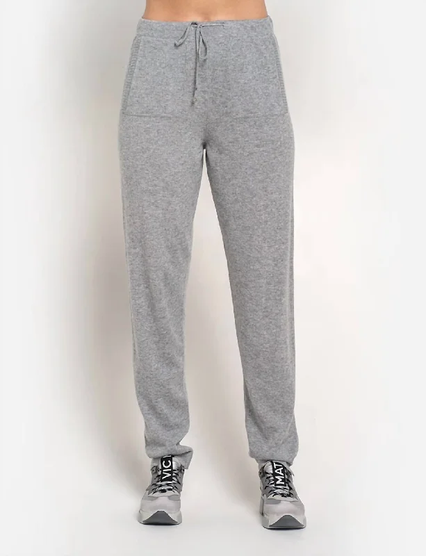 women's jogger pantsBasic Cashmere Jogger Pant In Granite