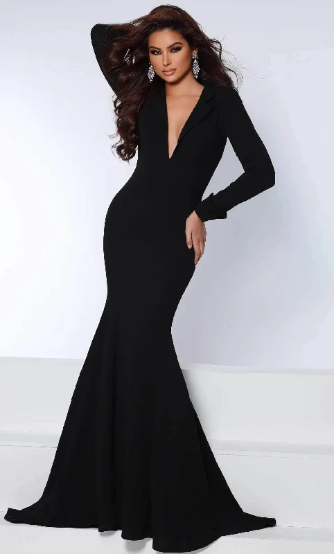 Formal Dress for Winter Formal EventsJohnathan Kayne 2682 - Long Sleeve Gown