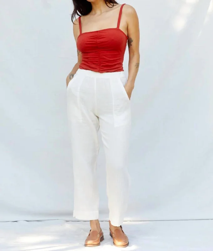 women's distressed pantsCara Pants In Cream