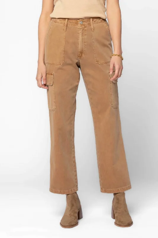 women's corduroy pantsBradley Cargo Pant In Tree Bark