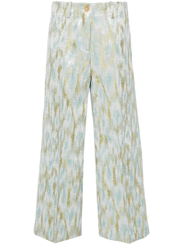 women's chiffon pantsErika Cavallini Semi-Couture Women's Trousers