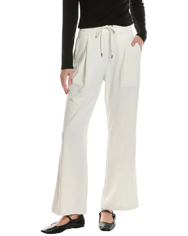 women's elastic waist pantsJames Perse Pleated Crepe Pant