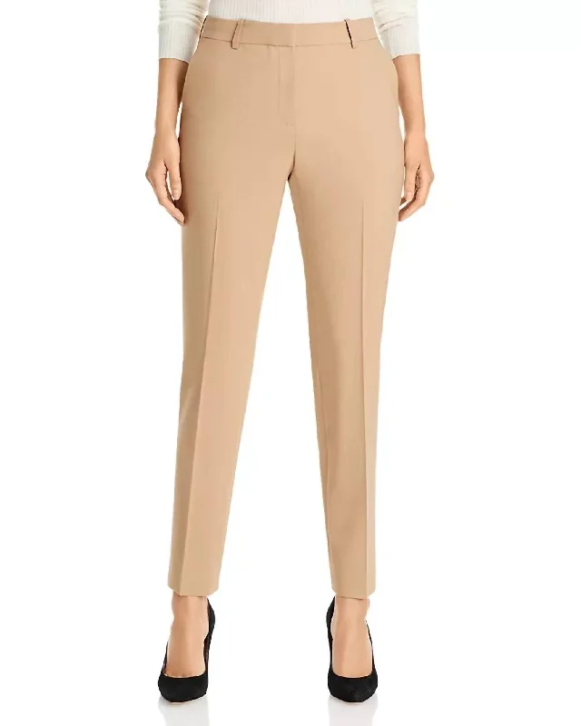 women's classic pantsClinton Ankle Pant In Cammello Melange