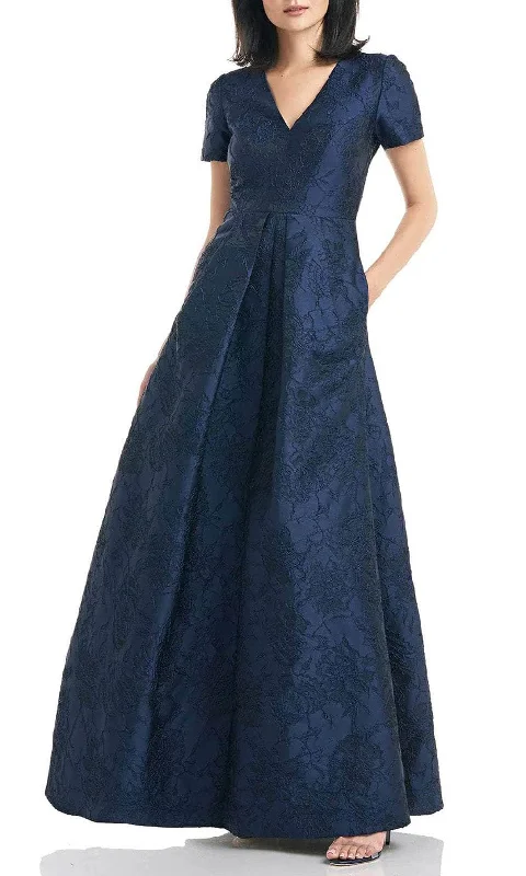 Formal Dress for Cocktail PartiesKay Unger 5516713 - Jacquard A-Line Gown