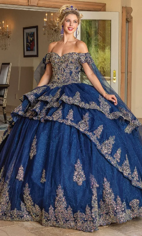 Formal Dress for Resort EventsDancing Queen 1723 - Draped Ballgown