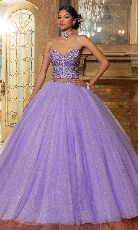 Formal Dress for Film PremieresMori Lee 60154 - Ornate Two Piece Ballgown