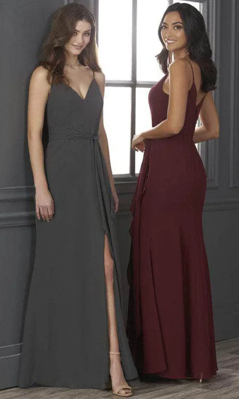 Formal Dress for GalasChristina Wu Celebration 22126 - Draped Slit Formal Dress