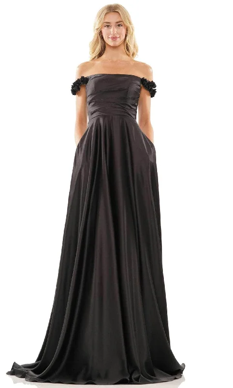 Formal Dress for Bohemian ThemesColors Dress 2861 - Off Shoulder Gown