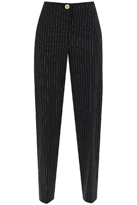 women's bridal pantsGanni Women's Striped Tape Trousers