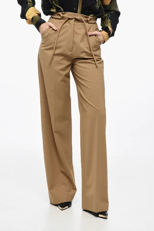 women's formal pantsNanushka Relaxed Leg LICIA Pants with Belt