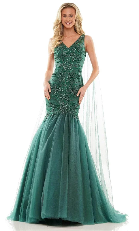 Formal Dress for Hotel GalasColors Dress 2993 - Beaded Gown