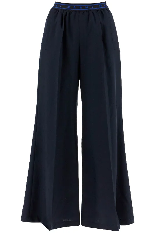 women's stretch pantsMarni Women's Tropical Wool Palazzo Pants For