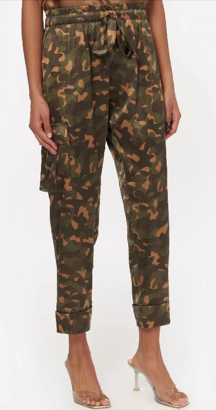 women's sophisticated pantsCarmen Cargo Pant In Camo