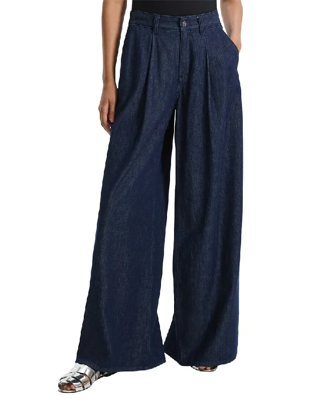 women's chiffon pantsTheory Pleated Wide Leg Pant