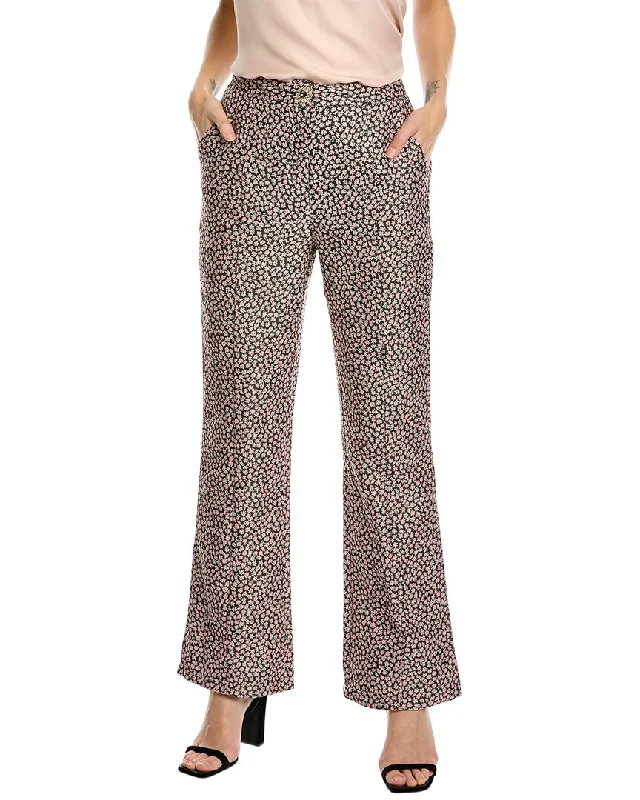 women's dress pantsSISTER JANE Harvest Jacquard Flared Trouser