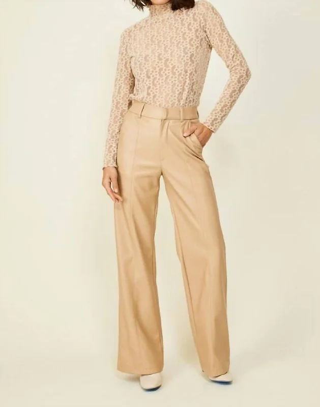 women's nursing pantsCarmela Pant In Tan