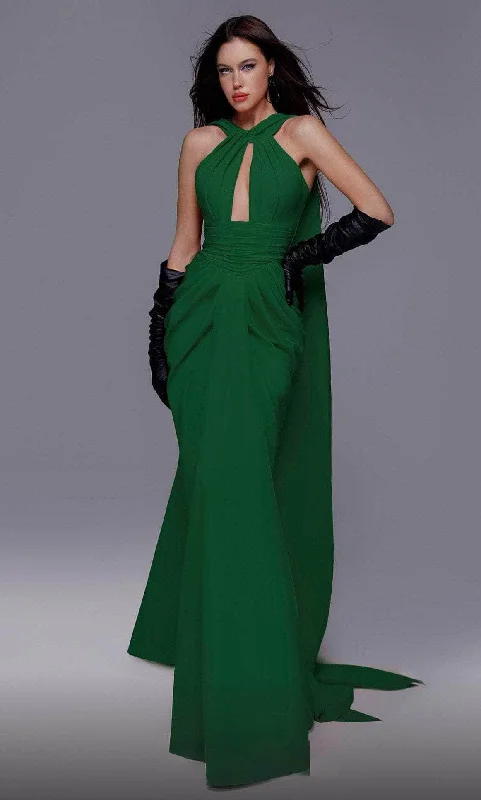 Formal Dress for Film PremieresMNM COUTURE 2724 - Halter Gown