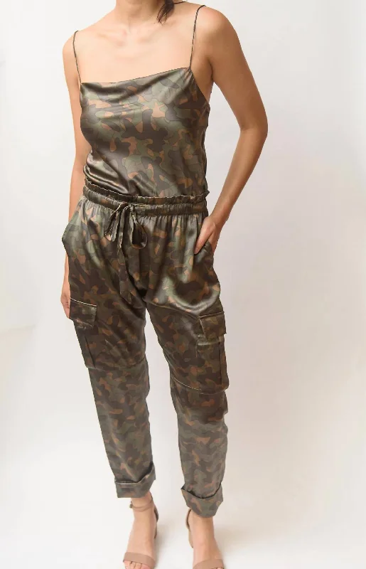 women's distressed pantsCarmen Cargo Pant In Camo