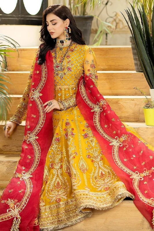 Formal Dress for Modeling AuditionsIMROZIA's Pakistani Yellow Long gown dress | I-182