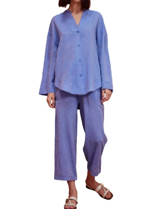 women's high-slung pantsLolanthi Pants In Blue