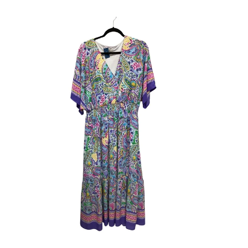 bohemian party dressesDress Party Long By Cato In Multi-colored, Size: 1x