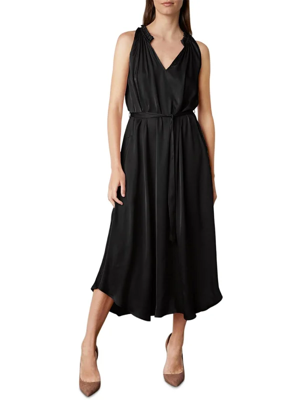 cocktail party dressesSleeveless Dress Womens V-Neck Summer Cocktail and Party Dress