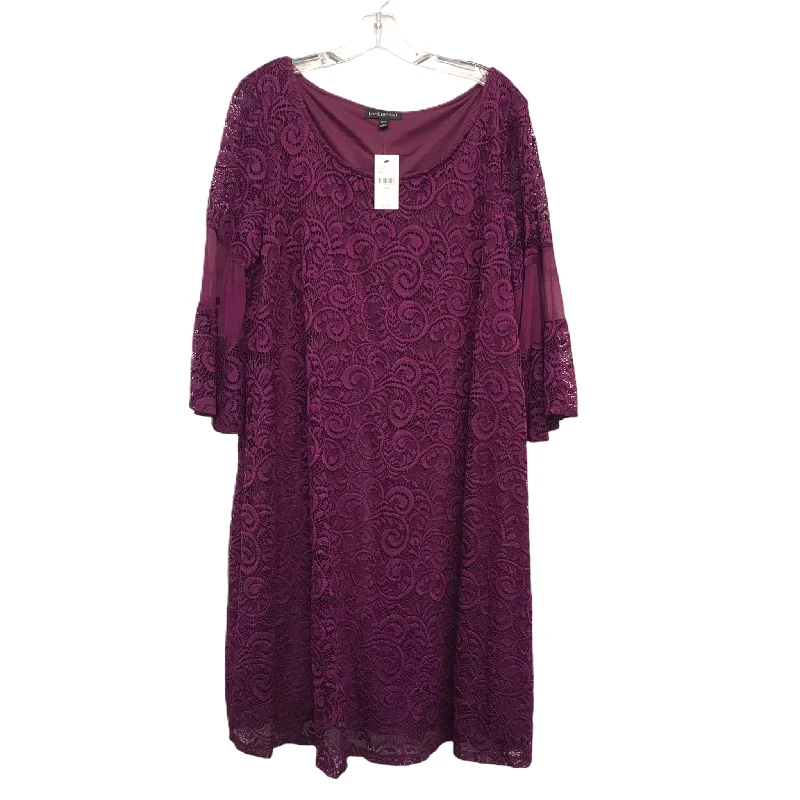 comfortable party dressesDress Party Short By Lane Bryant In Purple, Size: 1x