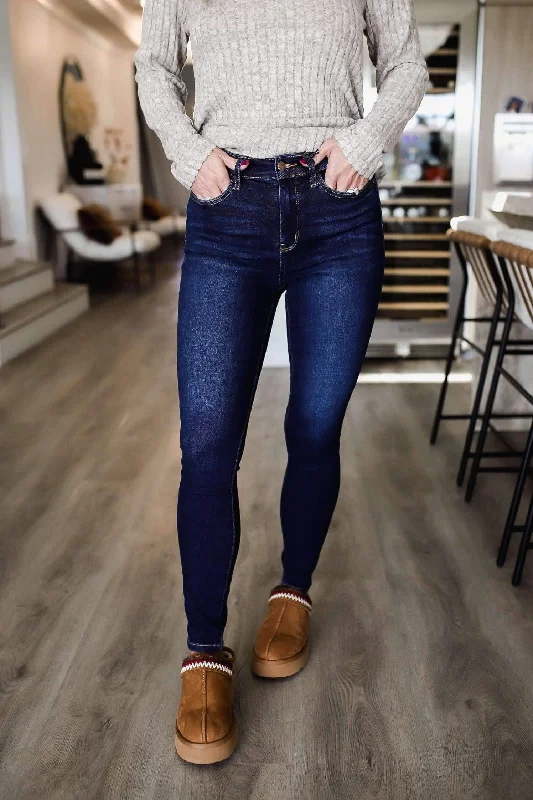 women's denim jeans for a cozy dayJudy Blue Full Size High Waist Handsand Skinny Jeans