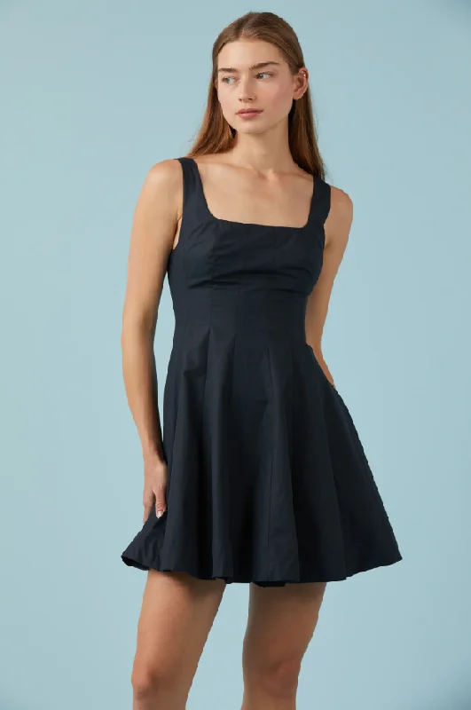 high-low Mimi dresses trendMini Poplin Dress