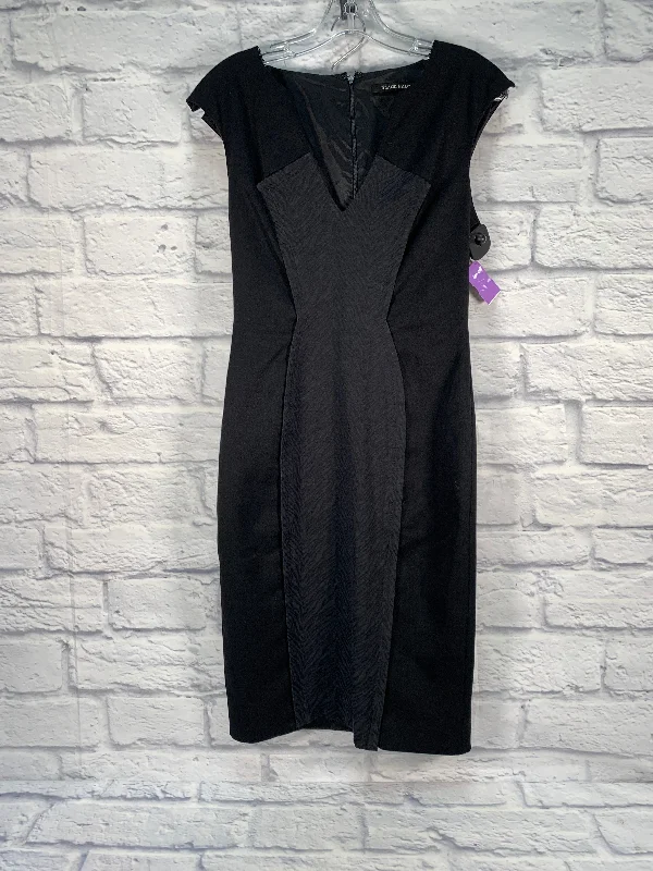 women's empire-line dressesBlack Dress Designer Black Halo, Size S