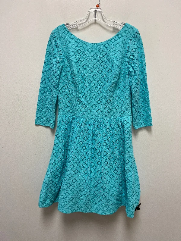 women's bell-sleeved dressesBlue Dress Designer Lilly Pulitzer, Size M