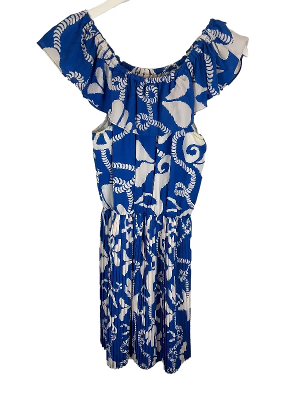 women's flutter-sleeved dressesBlue Dress Designer Lilly Pulitzer, Size Xs