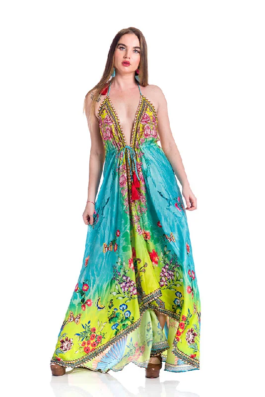 women's eco-friendly dresses664 Halter dress, Hawaii style - NEW