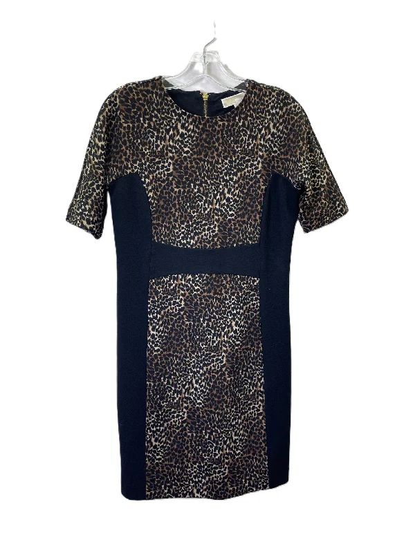 women's prom dressesDress Casual Short By Michael By Michael Kors In Animal Print, Size: S