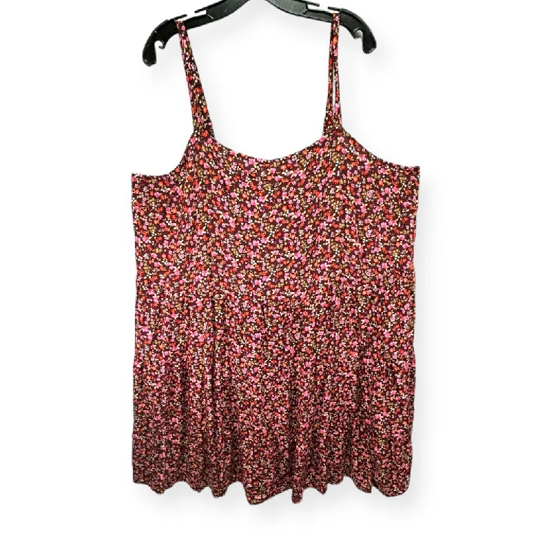 women's cotton dressesDress Casual Short By Old Navy In Floral Print, Size: 4x