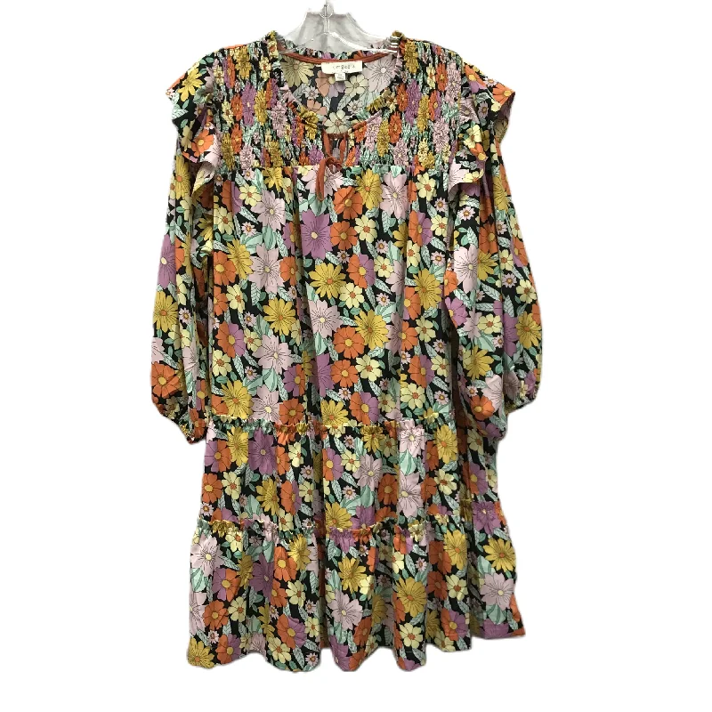 women's formal dressesDress Casual Short By Umgee In Floral Print, Size: 1x