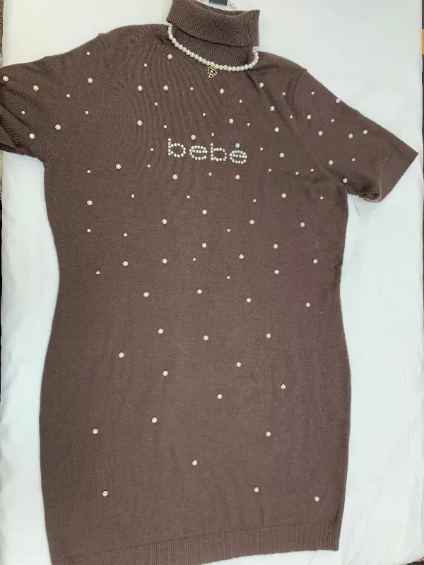 women's versatile dressesDress Sweater By Bebe In Brown, Size: 1x