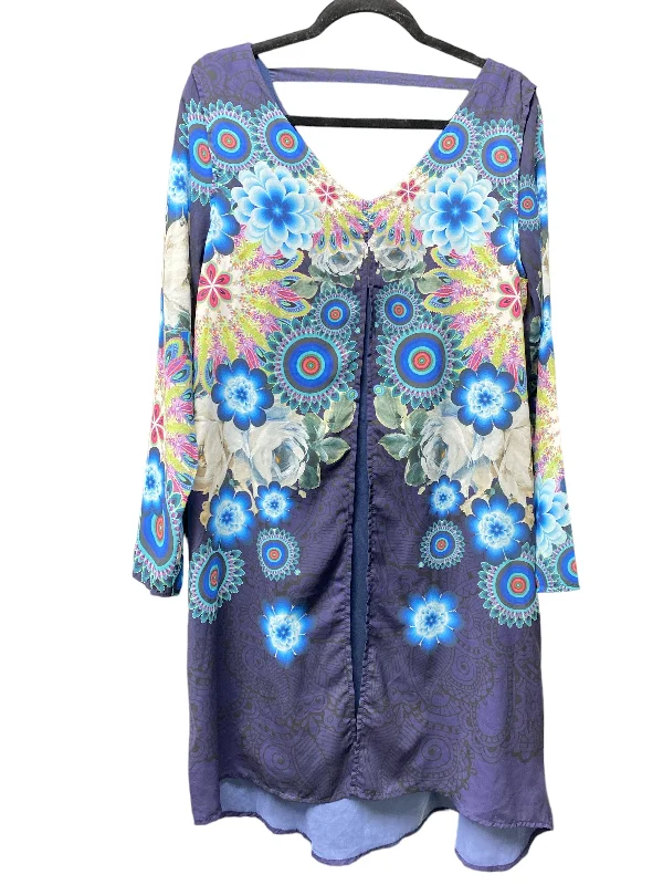 women's sustainable dressesNavy Dress Designer Desigual, Size M