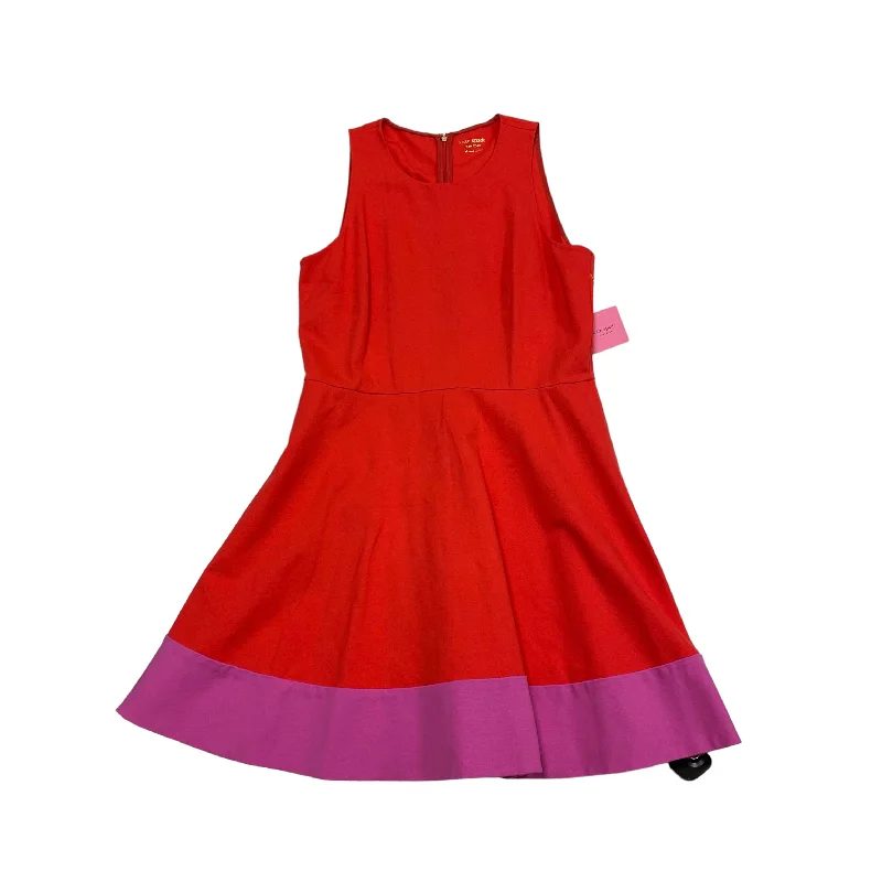 women's glam dressesPink & Red Dress Designer Kate Spade, Size Xl