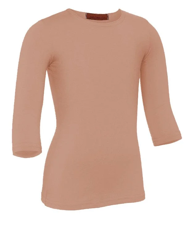 PB&J Girls Modal 3/4 Sleeve Shell - Blush