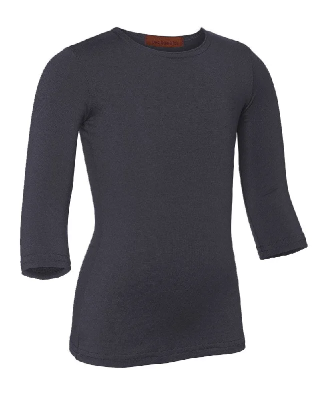 PB&J Girls Modal 3/4 Sleeve Shell - Dark Navy