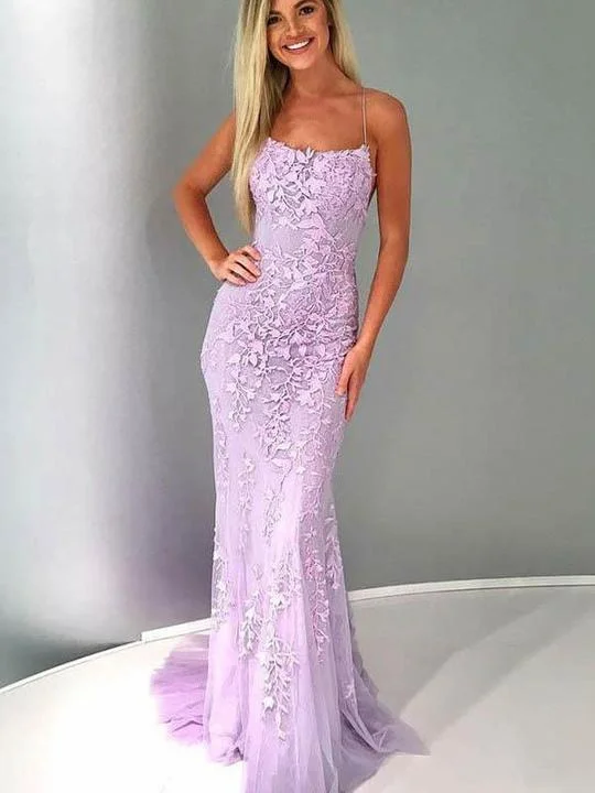 geometric print prom dressesLilac Lace Tulle Prom Dresses, Long Prom Dresses, Popular 2019 Prom Dresses