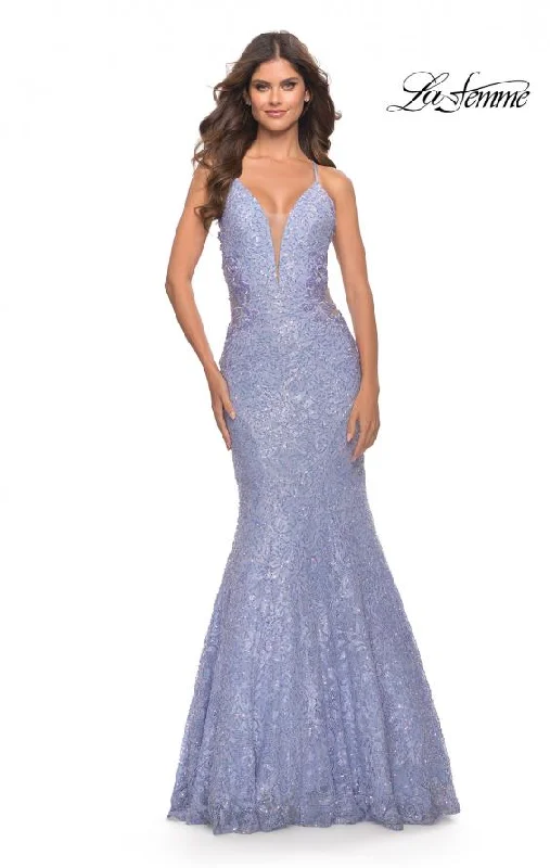 prom dresses with sheer overlaysProm Dress 31354 | Light Periwinkle