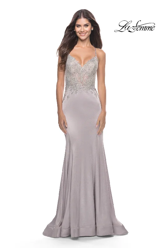 prom dresses for curve-hugging figuresProm Dress 31555 | Silver