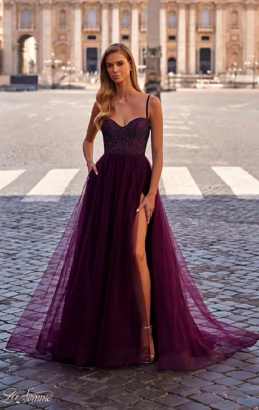 prom dresses with sequin detailingProm Dress 32135 | Dark Berry