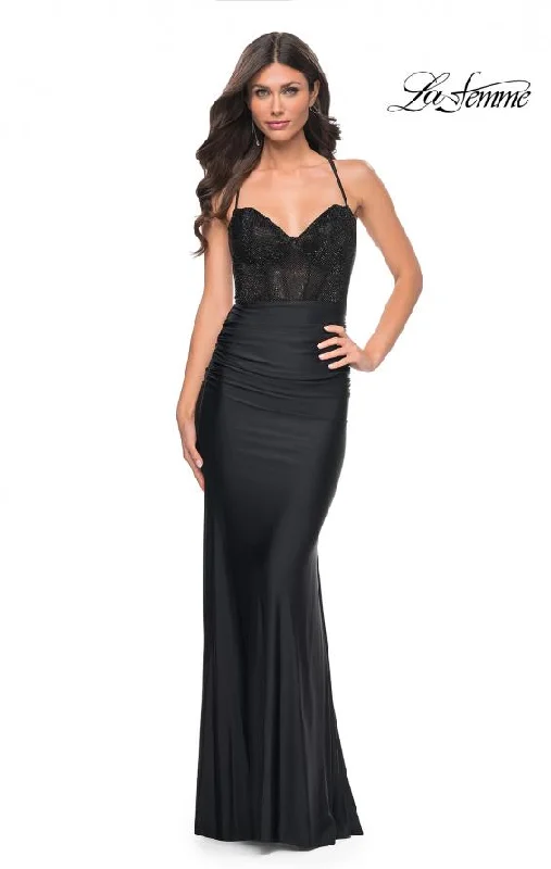 mermaid prom dressesProm Dress 32260 | Black