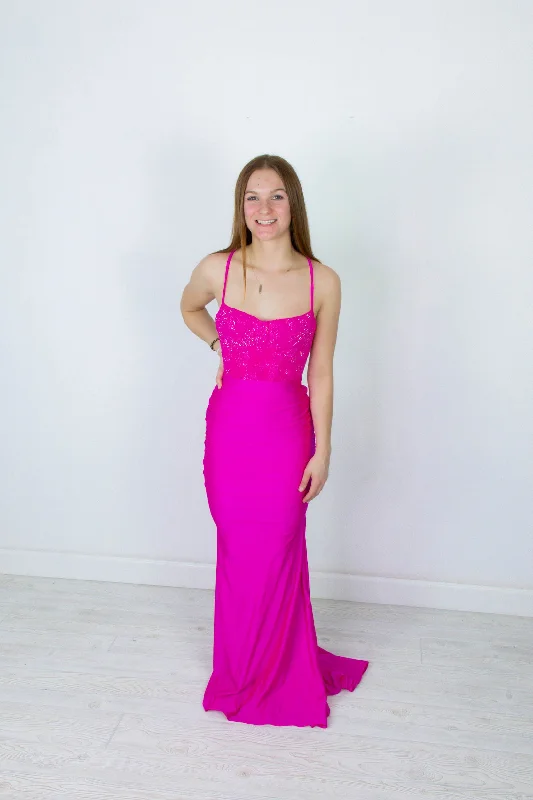 classic prom dressesProm Dress 32322 | Hot Fucshia