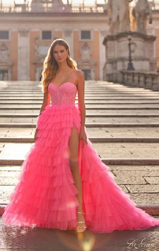 tulle prom dressesProm Dress 32335 | Neon Pink